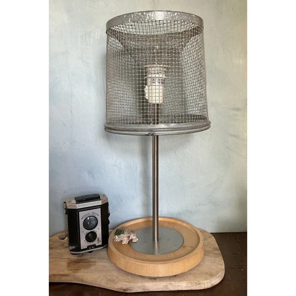 Unique Lamp | Using An IKEA Basisk + 1/2 Of A Crawfish Trap | Cottage | Man Cave